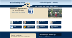 Desktop Screenshot of pacificemployers.com